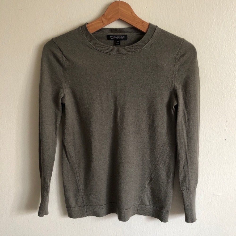 Banana Republic Extra Fine Merino Wool Sweater